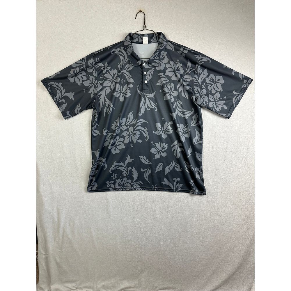 Palmwave Hawaii Polo Men's‎ 3XL Short Sleeve Floral